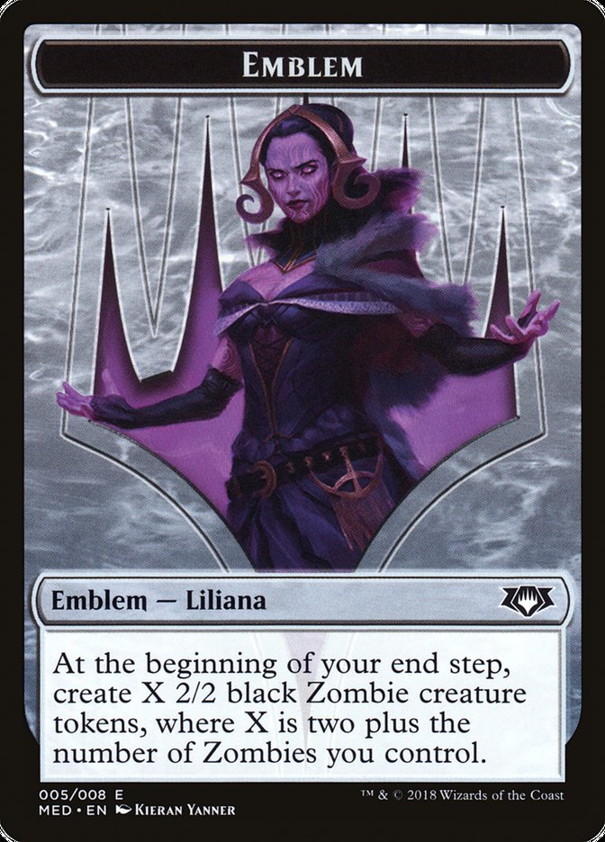 Liliana, the Last Hope Emblem [Mythic Edition Tokens] | D20 Games