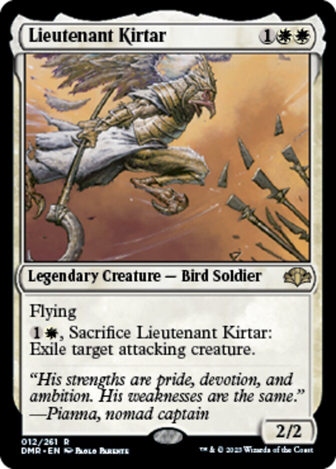 Lieutenant Kirtar [Dominaria Remastered] | D20 Games