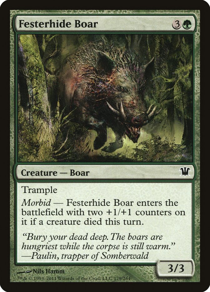 Festerhide Boar [Innistrad] | D20 Games