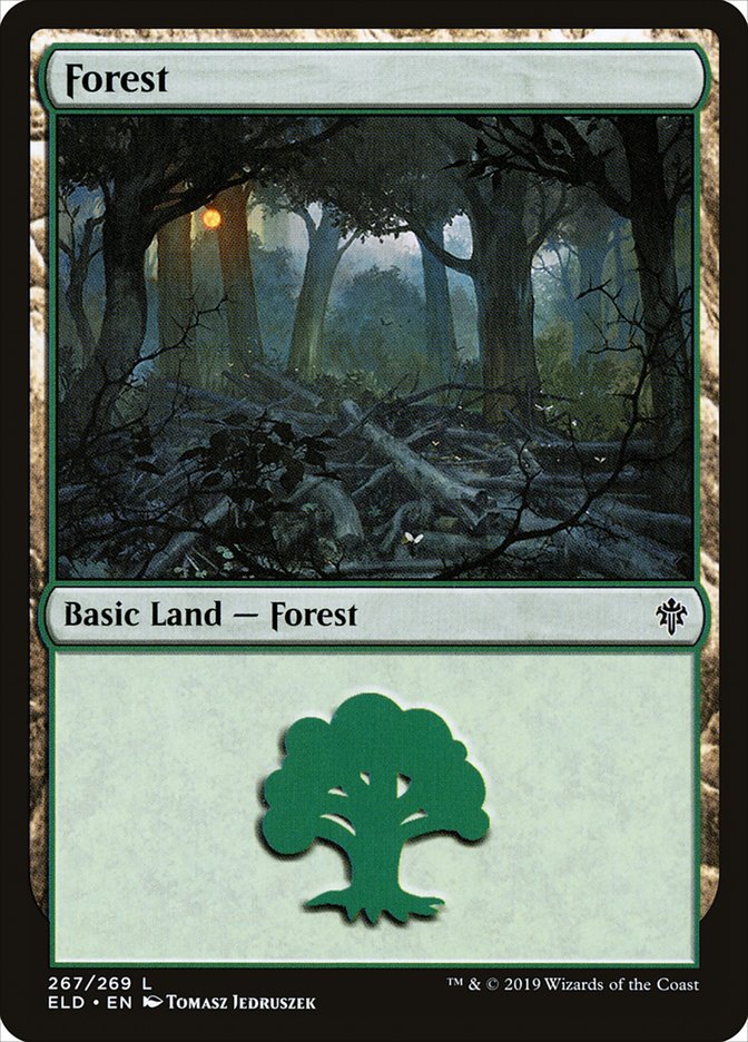 Forest (267) [Throne of Eldraine] | D20 Games