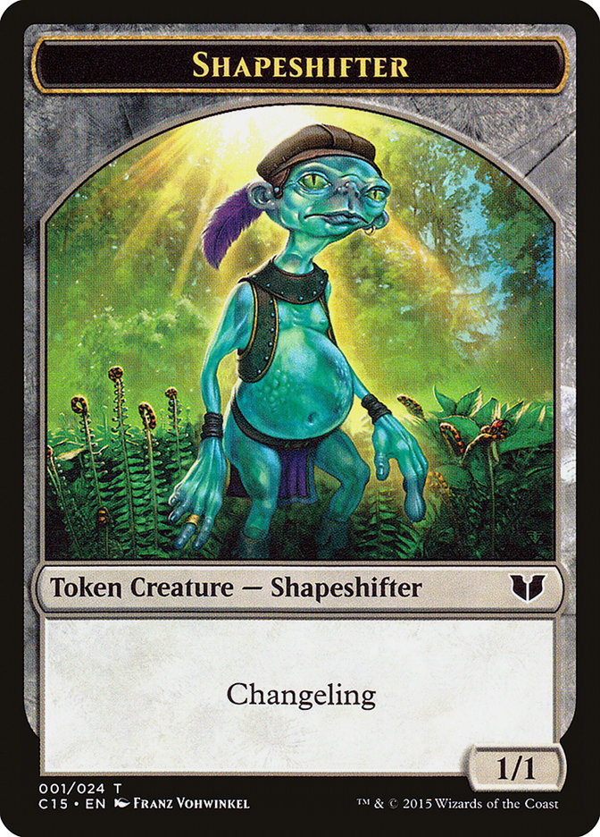 Shapeshifter // Shapeshifter Double-Sided Token [Commander 2015 Tokens] | D20 Games