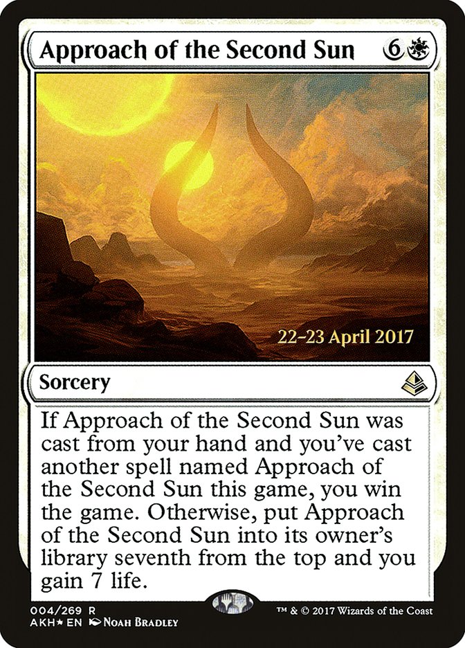 Approach of the Second Sun  [Amonkhet Prerelease Promos] | D20 Games