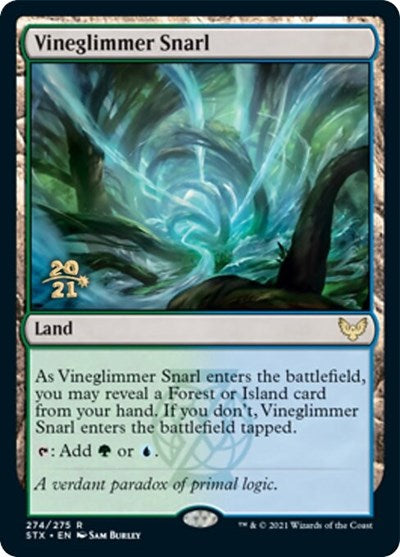 Vineglimmer Snarl [Strixhaven: School of Mages Prerelease Promos] | D20 Games