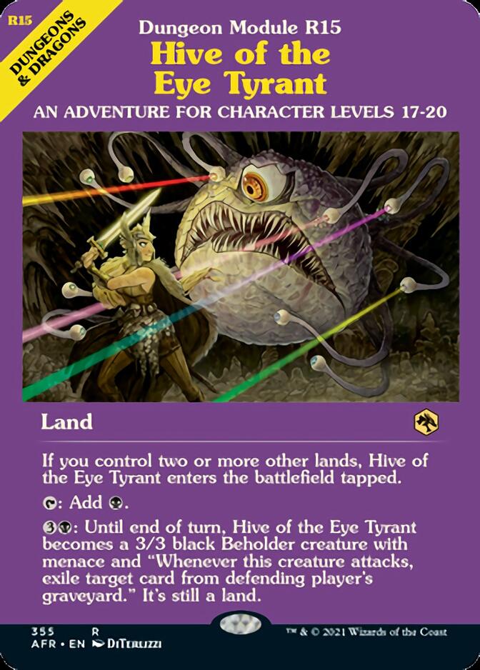 Hive of the Eye Tyrant (Dungeon Module) [Dungeons & Dragons: Adventures in the Forgotten Realms] | D20 Games