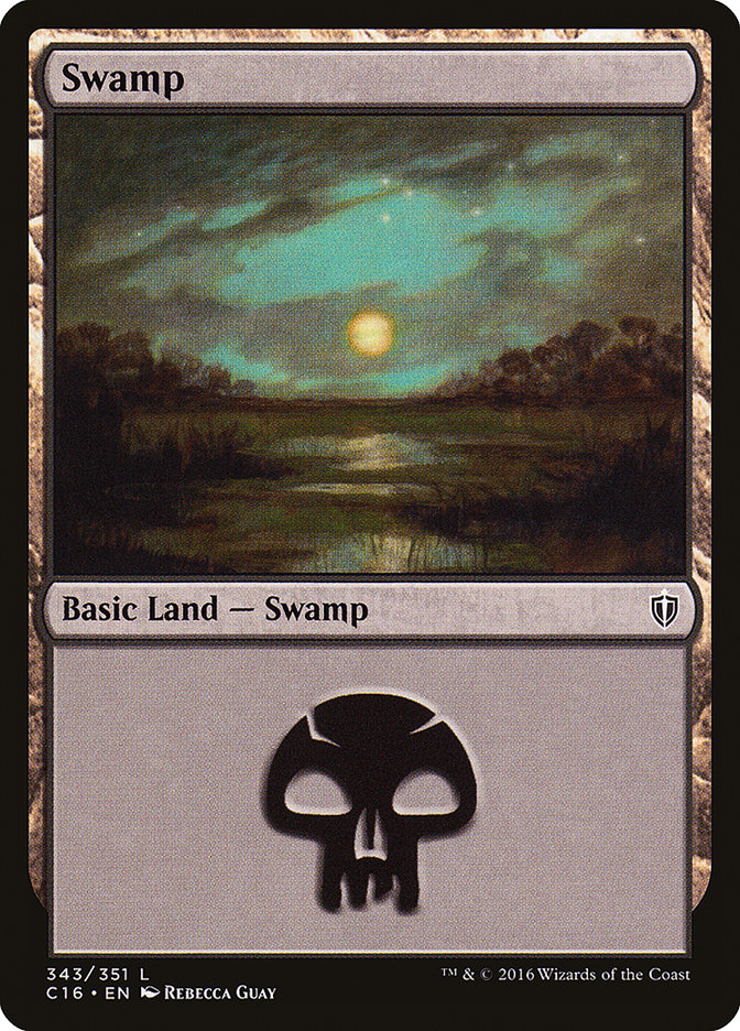 Swamp (343) [Commander 2016] | D20 Games