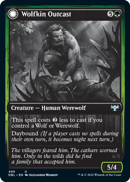 Wolfkin Outcast // Wedding Crasher [Innistrad: Double Feature] | D20 Games