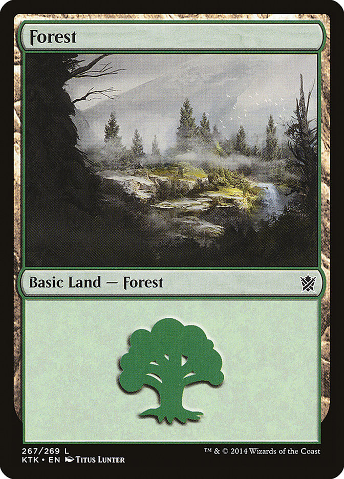 Forest (267) [Khans of Tarkir] | D20 Games
