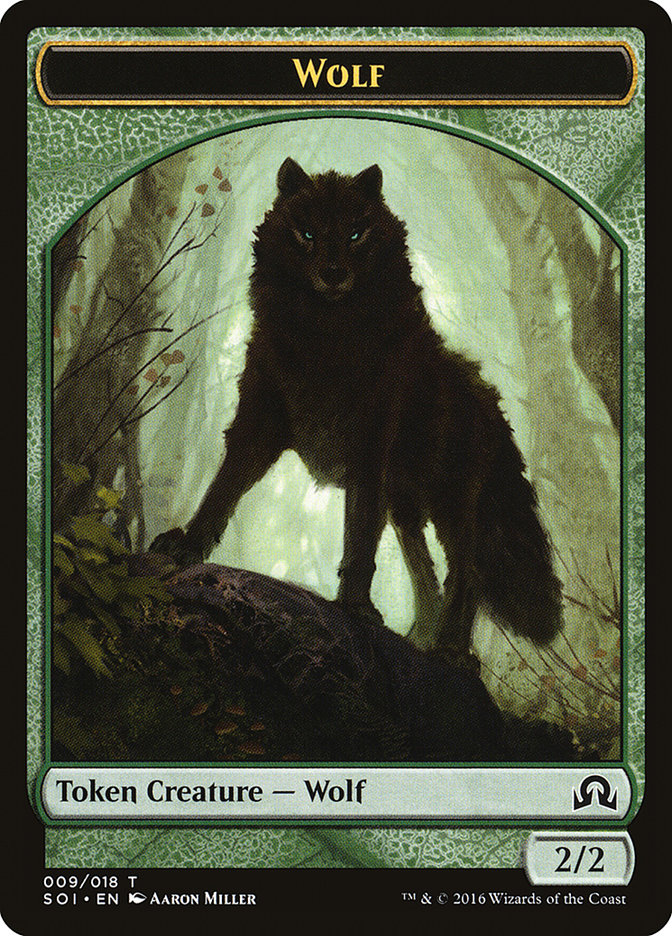 Wolf [Shadows over Innistrad Tokens] | D20 Games