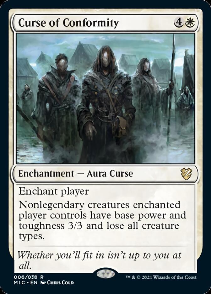 Curse of Conformity [Innistrad: Midnight Hunt Commander] | D20 Games