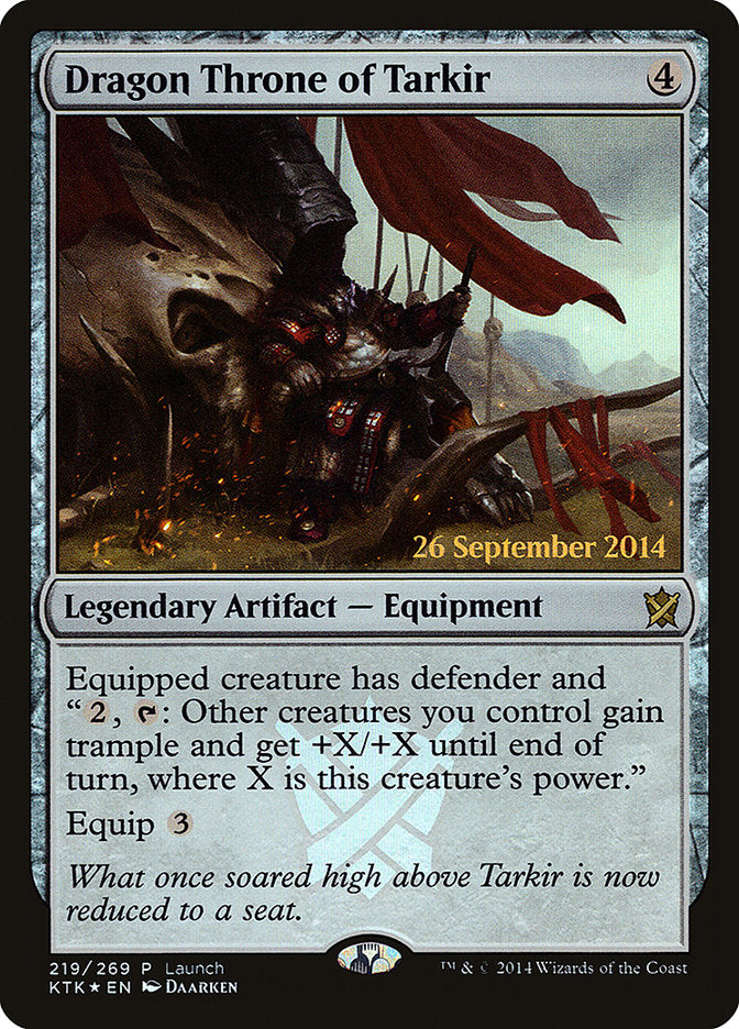 Dragon Throne of Tarkir (Launch) [Khans of Tarkir Prerelease Promos] | D20 Games