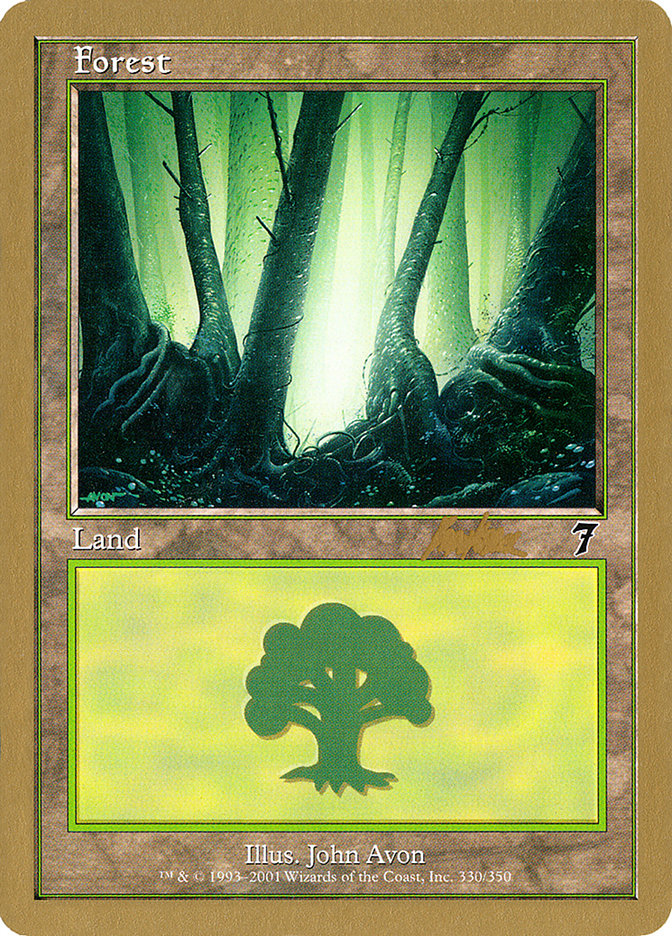 Forest (bk330) (Brian Kibler) [World Championship Decks 2002] | D20 Games