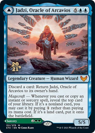 Jadzi, Oracle of Arcavios // Journey to the Oracle [Strixhaven: School of Mages Prerelease Promos] | D20 Games