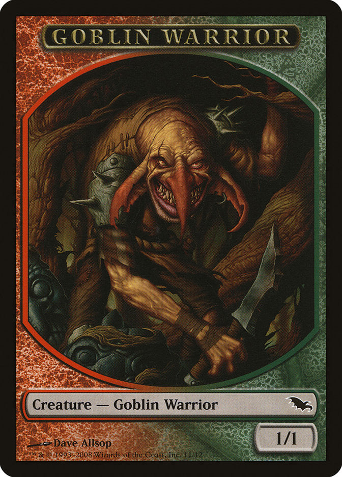 Goblin Warrior [Shadowmoor Tokens] | D20 Games
