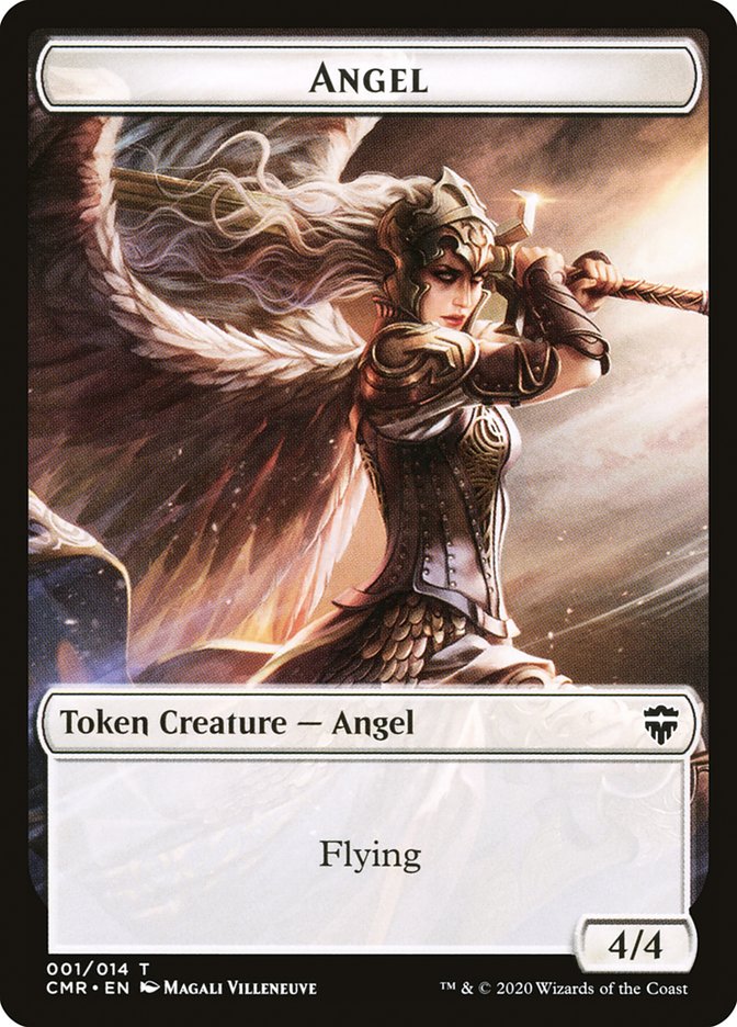 Angel Token [Commander Legends Tokens] | D20 Games