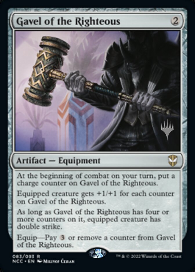 Gavel of the Righteous (Promo Pack) [Streets of New Capenna Commander Promos] | D20 Games