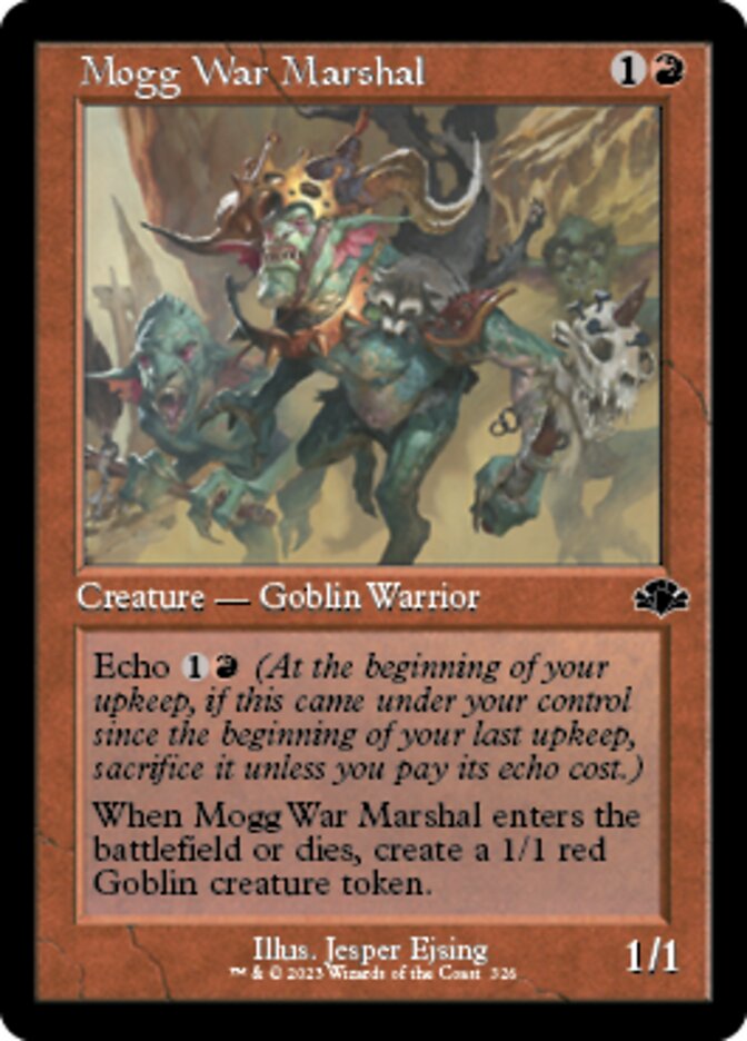 Mogg War Marshal (Retro) [Dominaria Remastered] | D20 Games