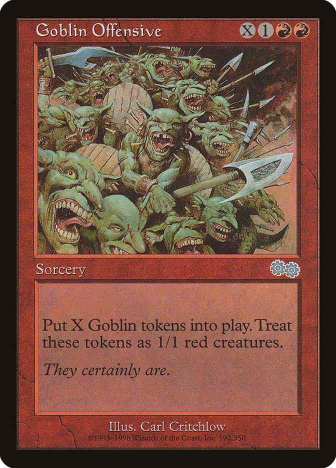 Goblin Offensive [Urza's Saga] | D20 Games