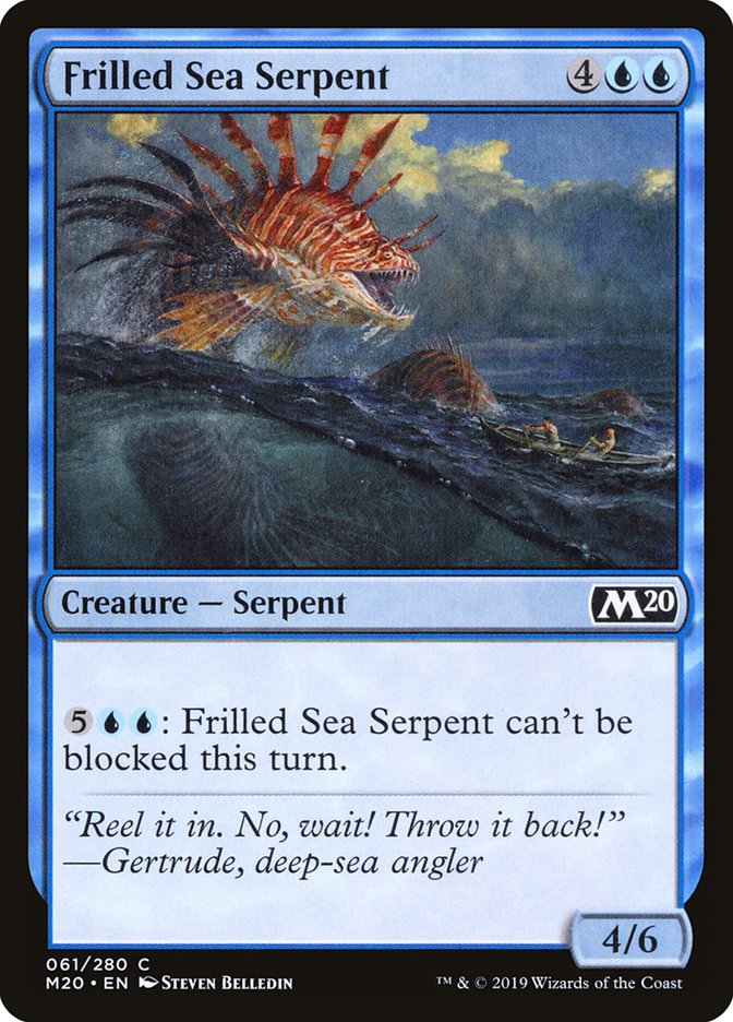 Frilled Sea Serpent [Core Set 2020] | D20 Games