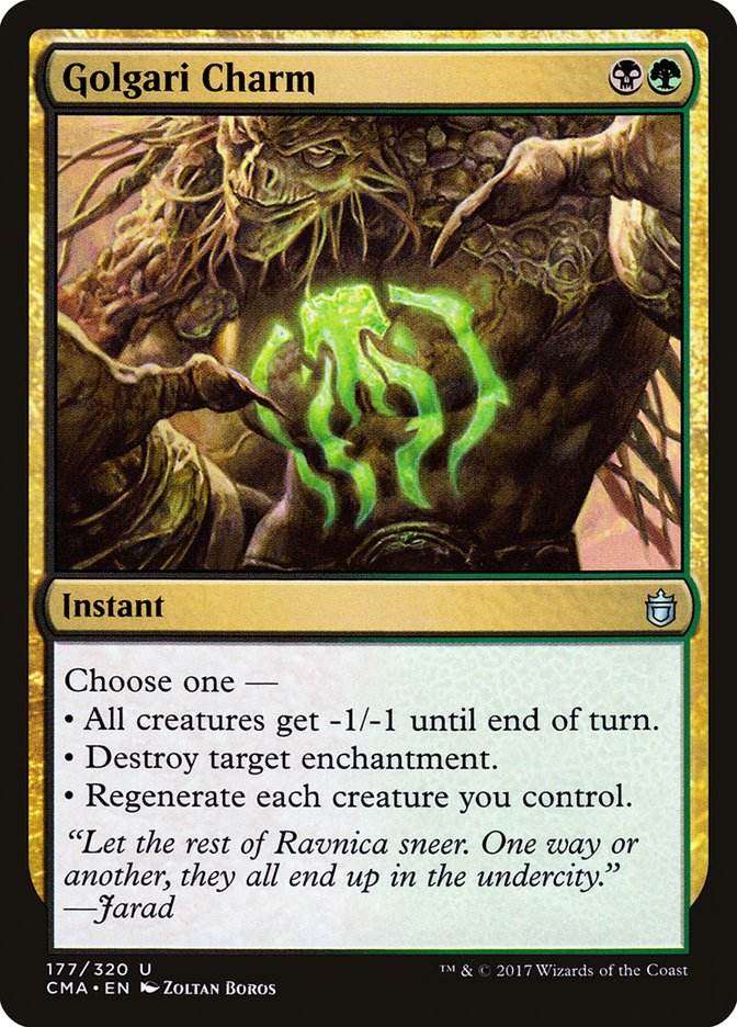 Golgari Charm [Commander Anthology] | D20 Games