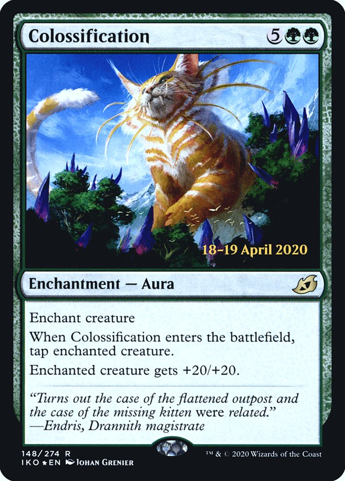 Colossification  [Ikoria: Lair of Behemoths Prerelease Promos] | D20 Games