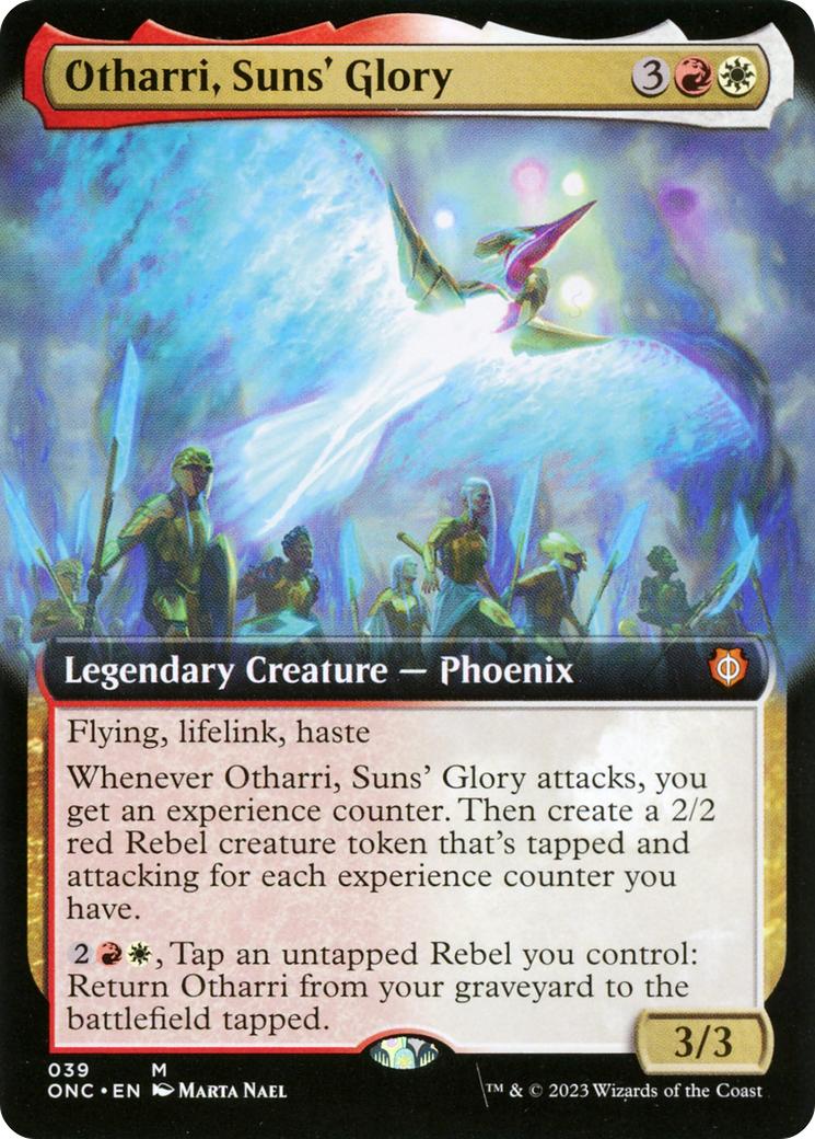 Otharri, Suns' Glory (Extended Art) [Phyrexia: All Will Be One Commander] | D20 Games