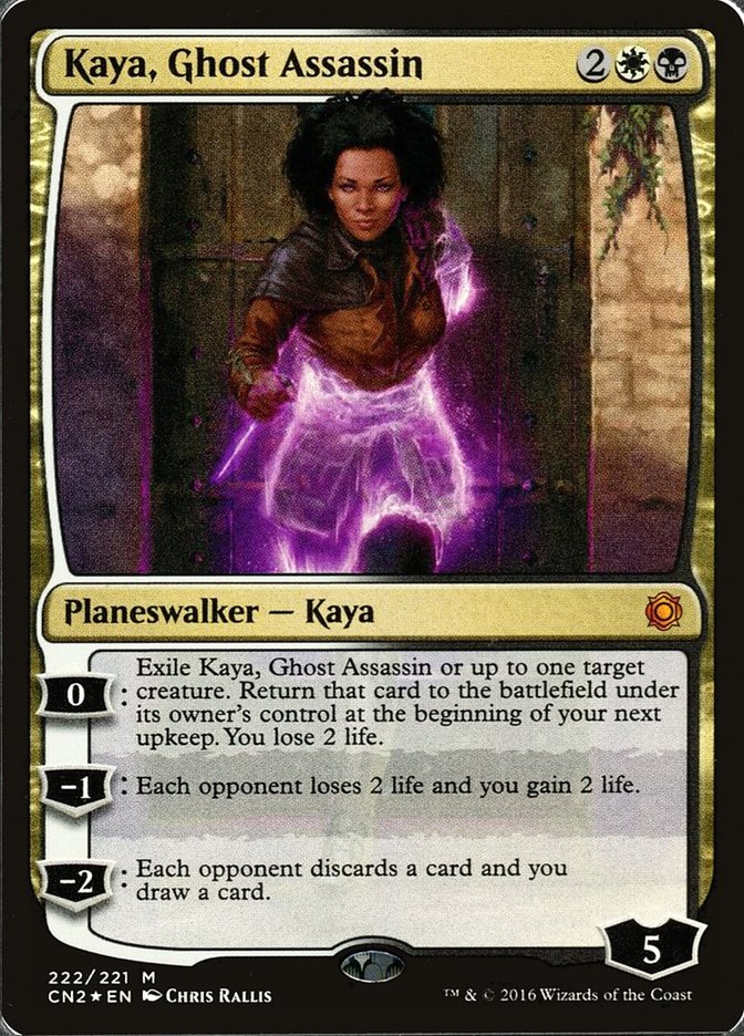 Kaya, Ghost Assassin (222/221) [Conspiracy: Take the Crown] | D20 Games