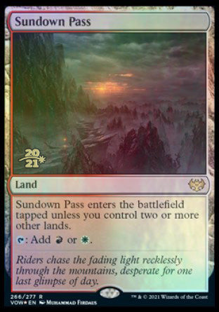 Sundown Pass [Innistrad: Crimson Vow Prerelease Promos] | D20 Games