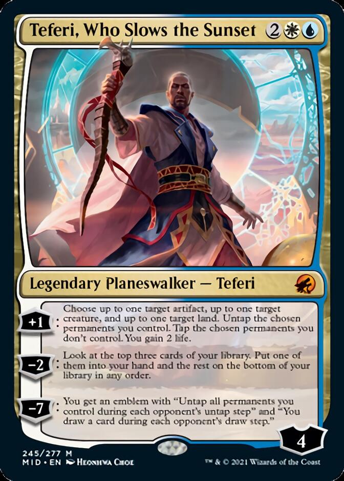 Teferi, Who Slows the Sunset [Innistrad: Midnight Hunt] | D20 Games