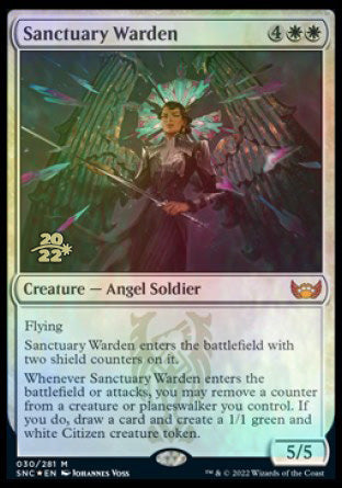 Sanctuary Warden [Streets of New Capenna Prerelease Promos] | D20 Games