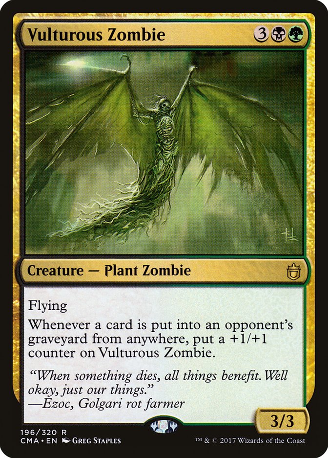 Vulturous Zombie [Commander Anthology] | D20 Games