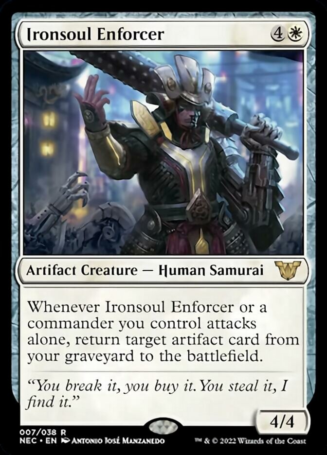 Ironsoul Enforcer [Kamigawa: Neon Dynasty Commander] | D20 Games