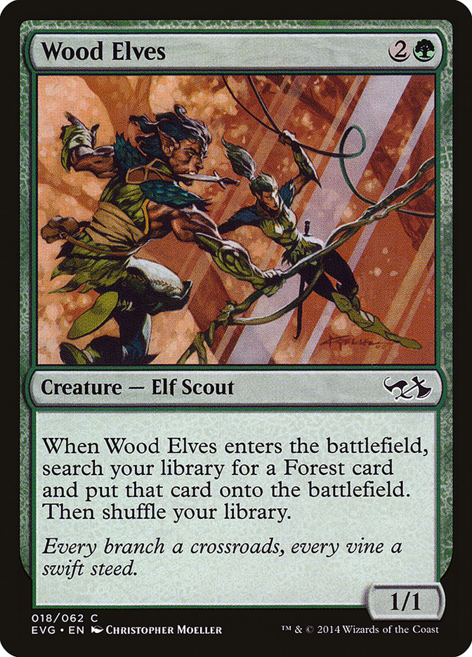 Wood Elves (Elves vs. Goblins) [Duel Decks Anthology] | D20 Games