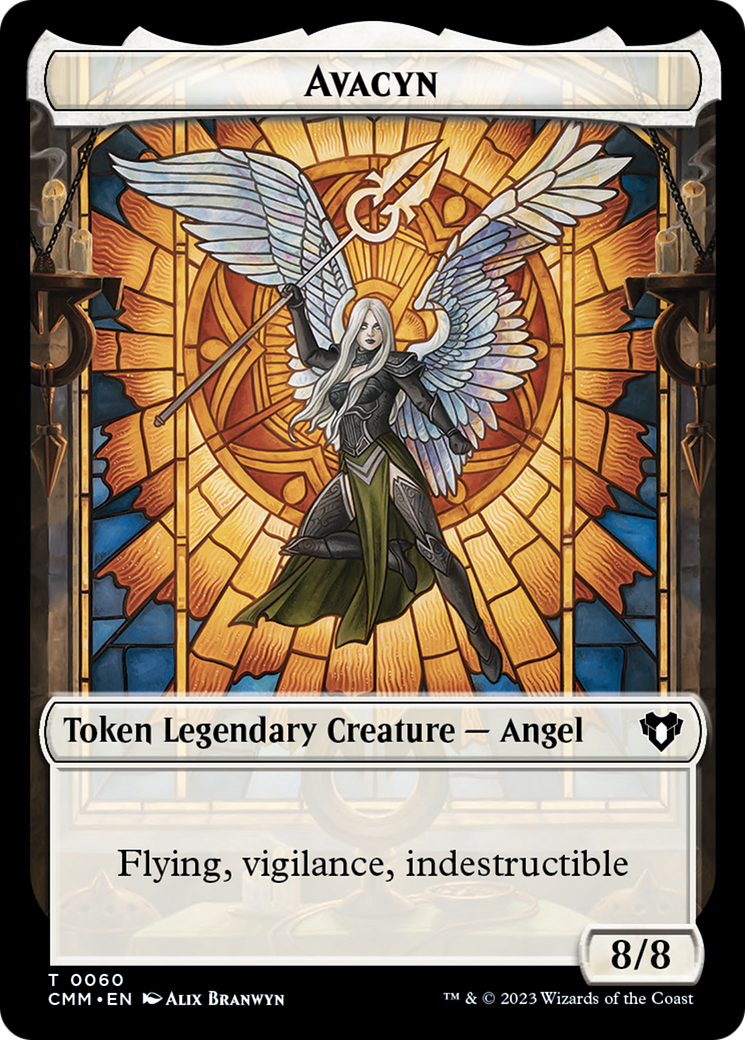 Copy (54) // Avacyn Double-Sided Token [Commander Masters Tokens] | D20 Games