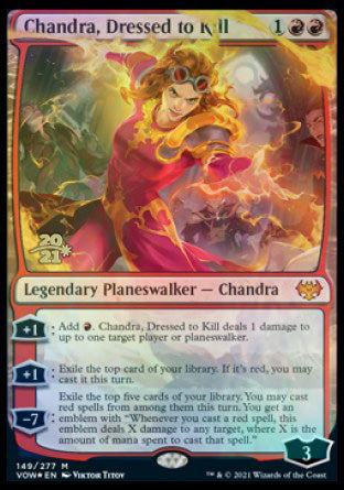 Chandra, Dressed to Kill [Innistrad: Crimson Vow Prerelease Promos] | D20 Games