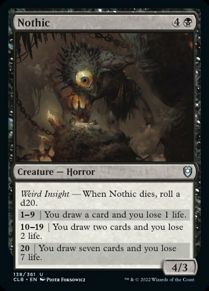 Nothic [Commander Legends: Battle for Baldur's Gate] | D20 Games