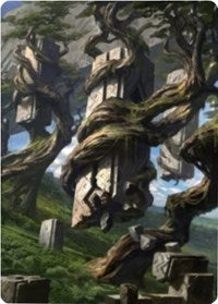 Forest 2 Art Card [Zendikar Rising Art Series] | D20 Games