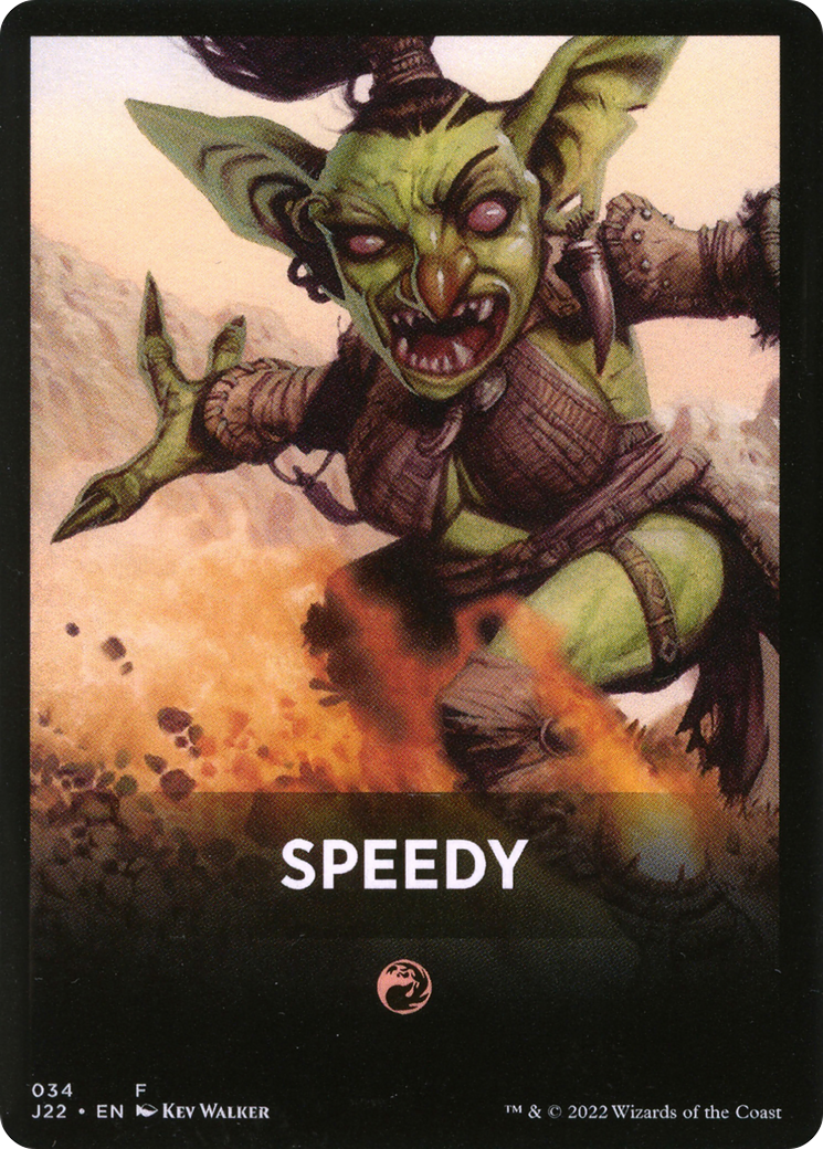 Speedy Theme Card [Jumpstart 2022 Front Cards] | D20 Games