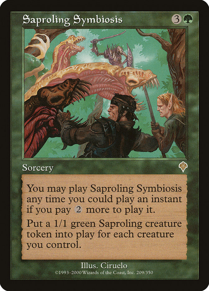 Saproling Symbiosis [Invasion] | D20 Games