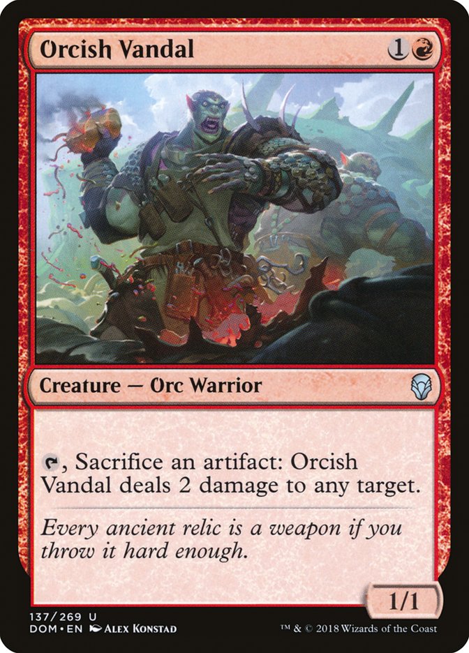 Orcish Vandal [Dominaria] | D20 Games