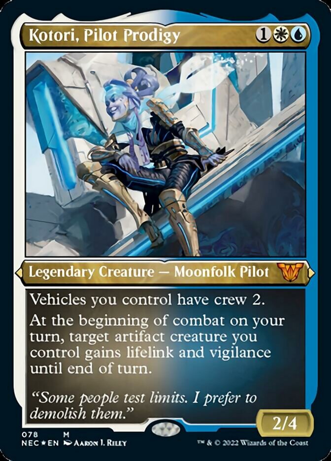 Kotori, Pilot Prodigy (Showcase Display Commander) [Kamigawa: Neon Dynasty Commander] | D20 Games