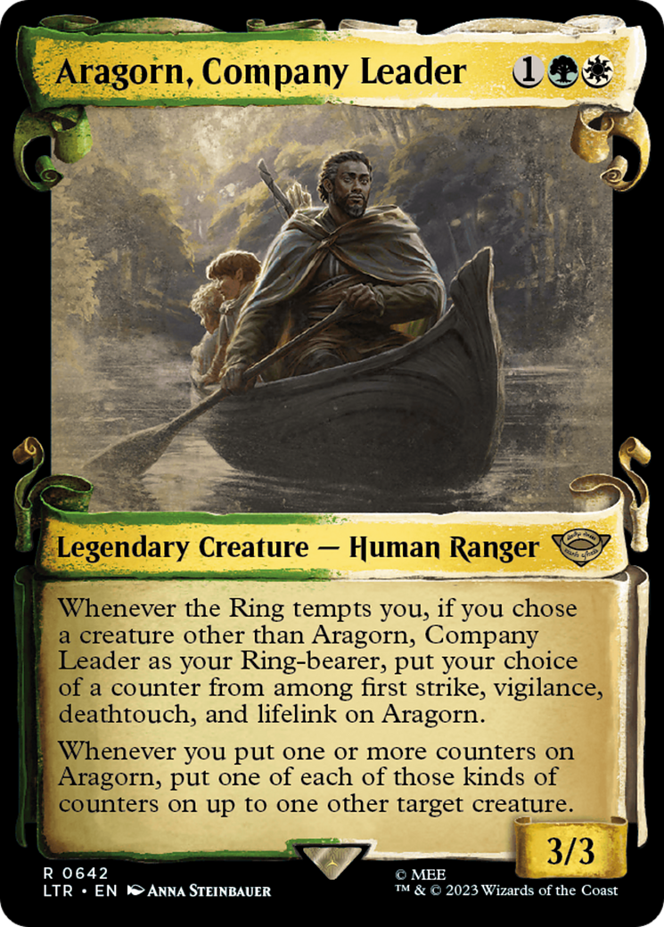 Aragorn, Company Leader [The Lord of the Rings: Tales of Middle-Earth Showcase Scrolls] | D20 Games