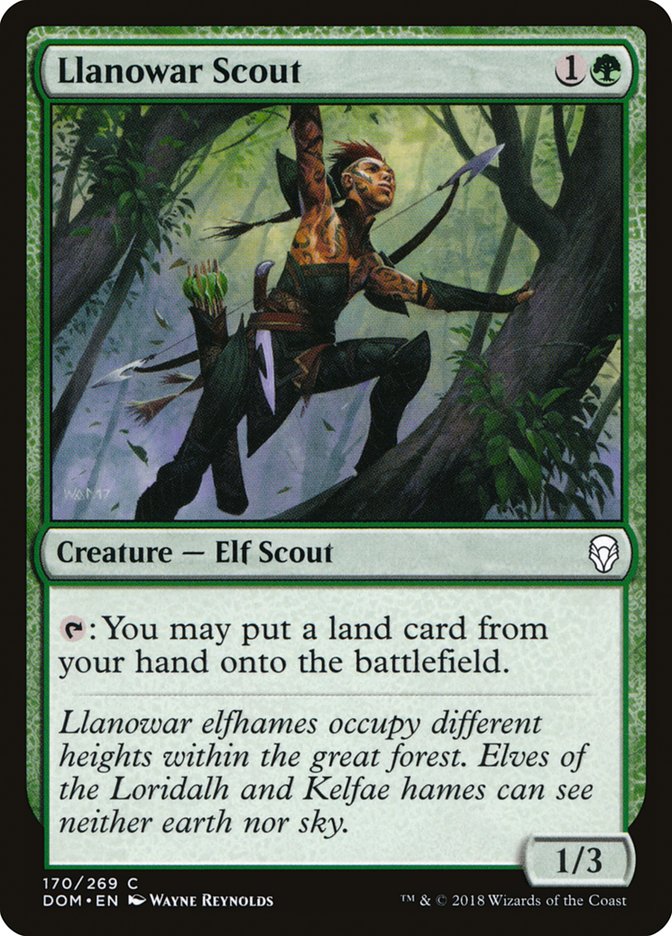 Llanowar Scout [Dominaria] | D20 Games