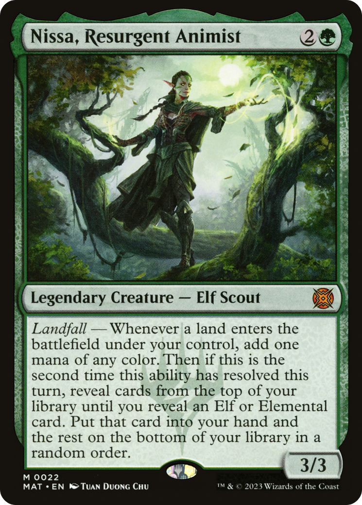 Nissa, Resurgent Animist [March of the Machine: The Aftermath] | D20 Games