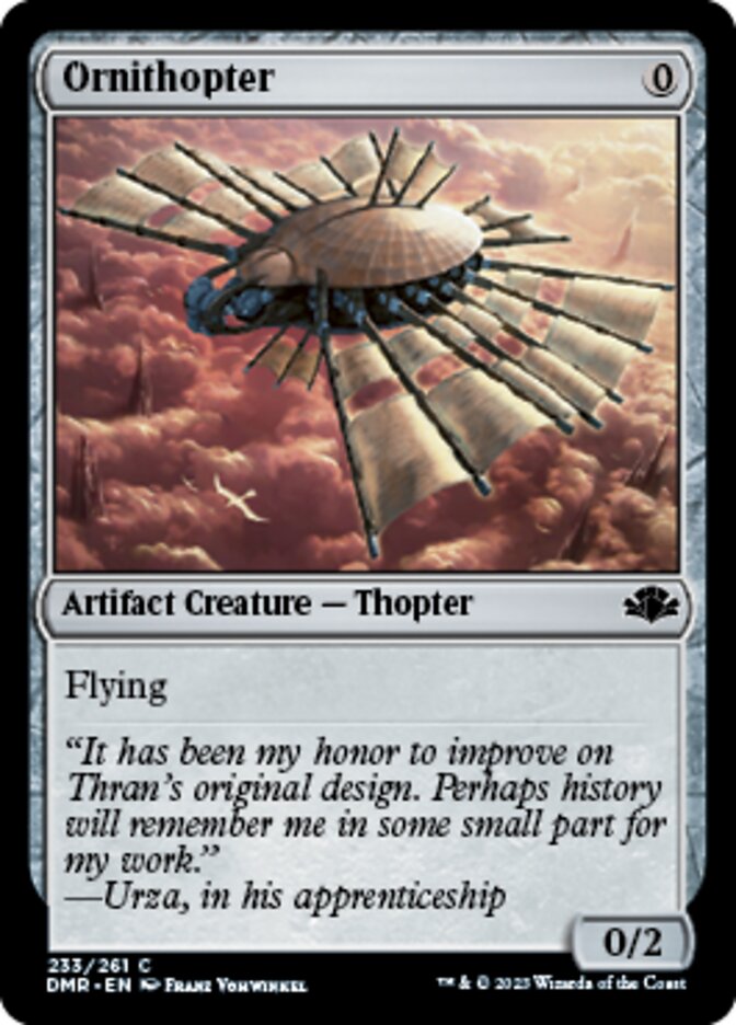 Ornithopter [Dominaria Remastered] | D20 Games