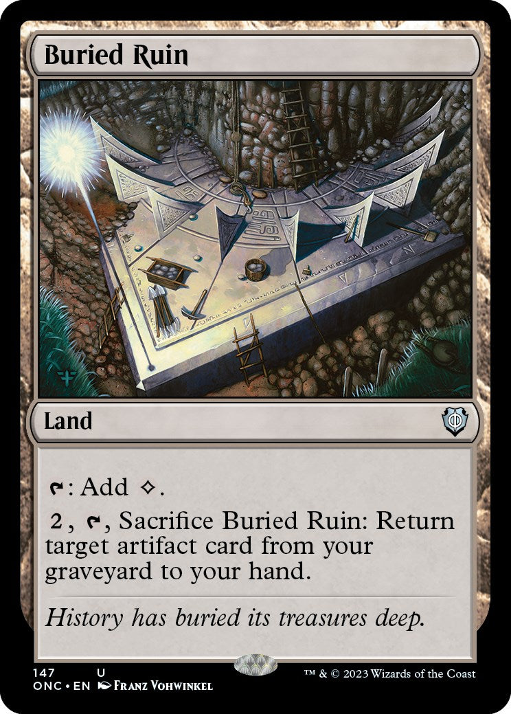 Buried Ruin [Phyrexia: All Will Be One Commander] | D20 Games