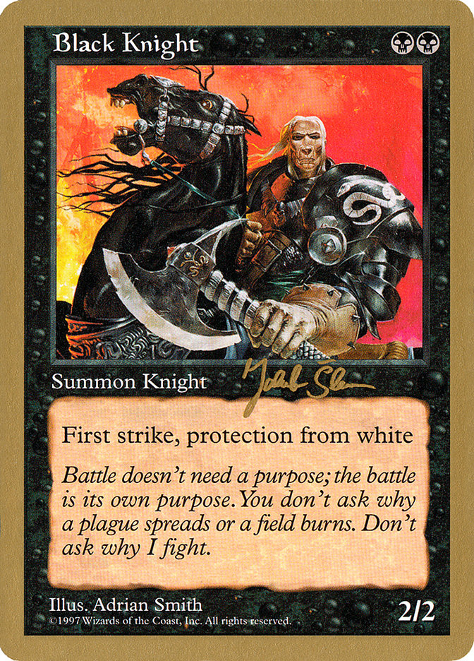 Black Knight (Jakub Slemr) [World Championship Decks 1997] | D20 Games