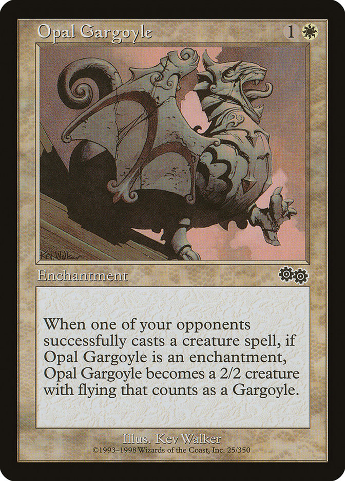 Opal Gargoyle [Urza's Saga] | D20 Games