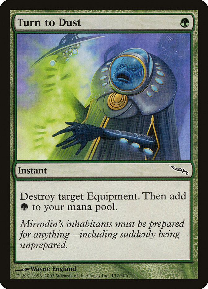 Turn to Dust [Mirrodin] | D20 Games