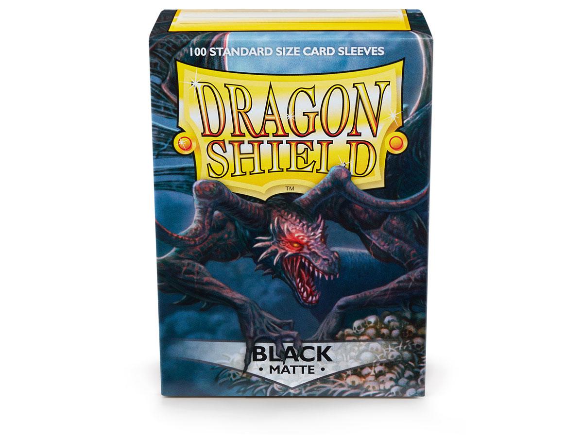 Dragon Shield Matte Black Sleeves | D20 Games