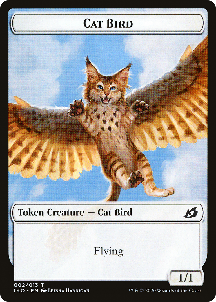 Cat Bird // Spirit Double-Sided Token [Starter Commander Decks] | D20 Games